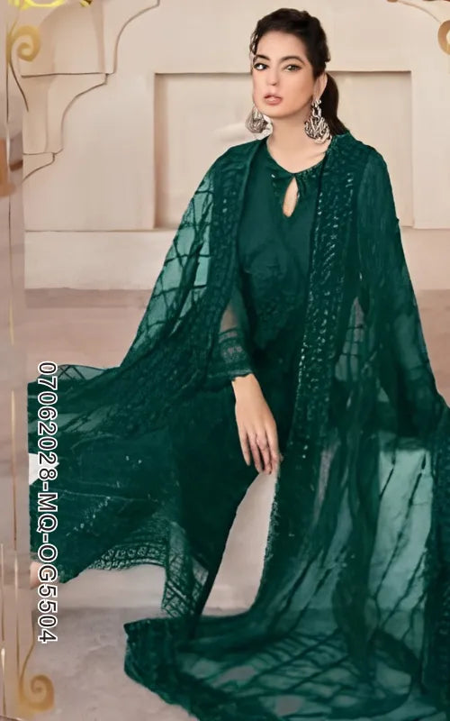 MUSHQ ⏐ 07062028-MQ-OG5504 ⏐ ORGANZA FABRIC ⏐ EMBROIDERED
