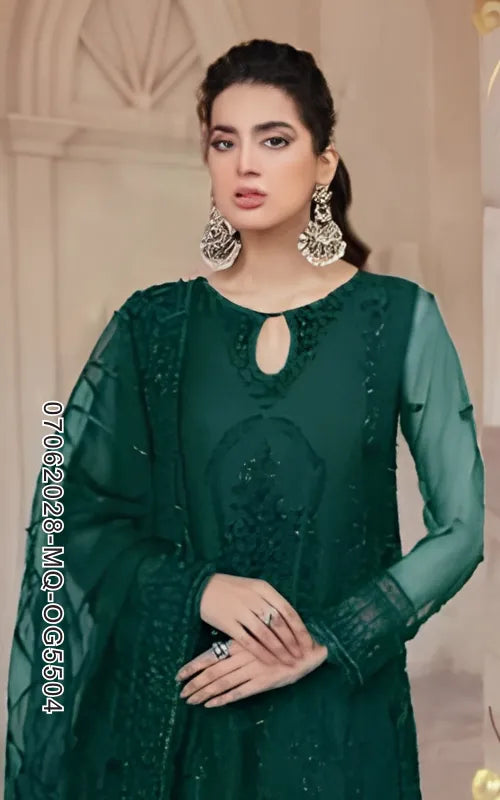 MUSHQ ⏐ 07062028-MQ-OG5504 ⏐ ORGANZA FABRIC ⏐ EMBROIDERED