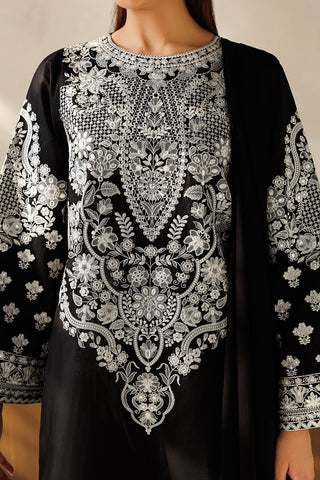 Baroque - Dhanak 3-Piece Unstitched Embroidered Suit