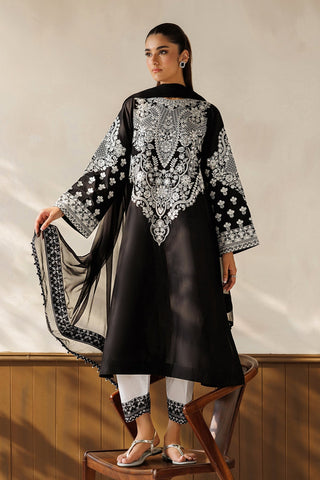Baroque - Dhanak 3-Piece Unstitched Embroidered Suit