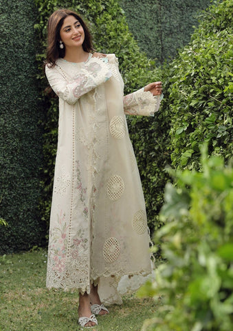 Qalamkar - Dhanak 3-Piece Unstitched Embroidered Suit