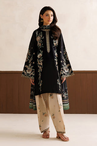 Baroque - Dhanak 3-Piece Unstitched Embroidered Suit