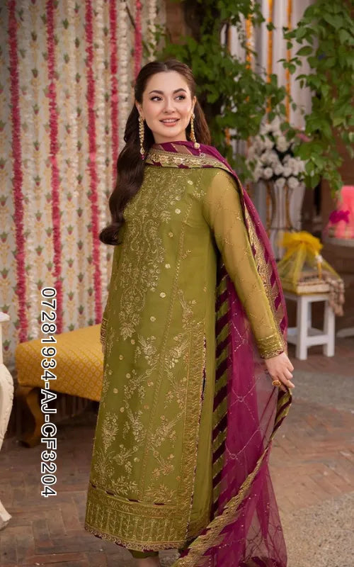ASIM JOFA ⏐ 07281934-AJ-CF3204 ⏐ CHIFFON ⏐ EMBROIDERED