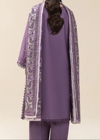 Dhanak 3-Piece Unstitched Embroidered Suit
