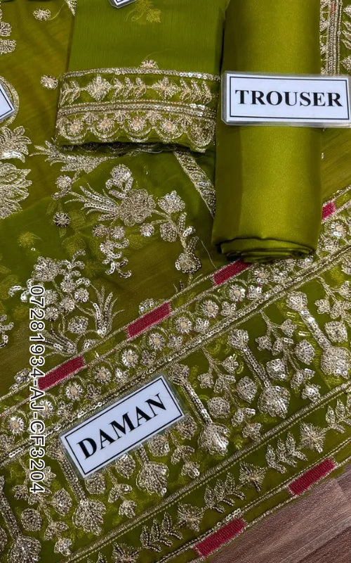 ASIM JOFA ⏐ 07281934-AJ-CF3204 ⏐ CHIFFON ⏐ EMBROIDERED