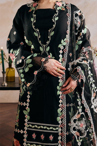 Gul Meena - Dhanak 3-Piece Unstitched Embroidered Suit