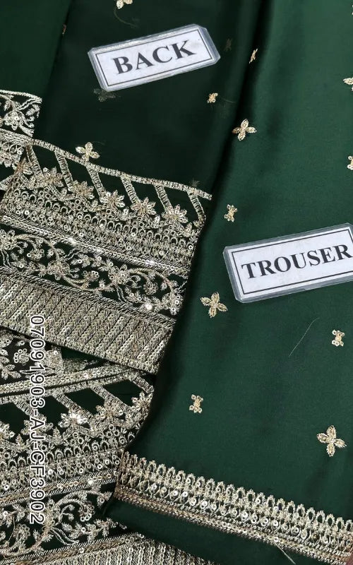ASIM JOFA ⏐ 07091903-AJ-CF3902 ⏐ CHIFFON FABRIC ⏐ EMBROIDERED