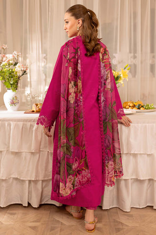 Aster - Dhanak 3-Piece Unstitched Embroidered Suit