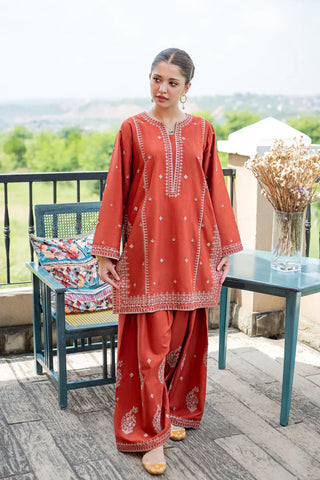 URGE 2-Piece Embroidered Lawn Suit |