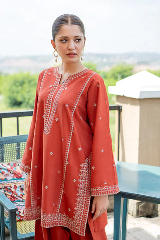 URGE 2-Piece Embroidered Lawn Suit |