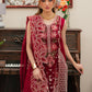 Mahnoor Heavy Embroidered Dhanak 3 Piece Suit with Embroidered Dupatta