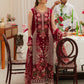 Mahnoor Heavy Embroidered Dhanak 3 Piece Suit with Embroidered Dupatta