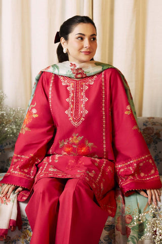 Zara Shah Jahan - Dhanak 3-Piece Unstitched Embroidered Suit