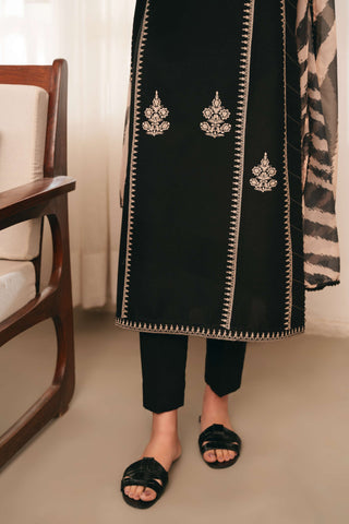 Cross Stitch - Dhanak 3-Piece Unstitched Embroidered Suit