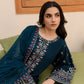 Batik Premium Dhanak Fabric Unstitched 3-Piece Heavy Embroidered Suit with Embroidered Trouser & Pallu Motif Shawl