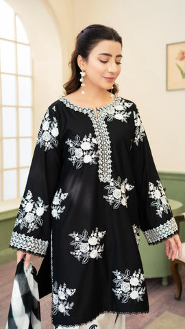 Maria.B Premium Luxury Lawn Unstitched 3-Piece Heavy Embroidered Suit