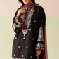 Marwa - Dhanak 3-Piece Unstitched Embroidered Suit