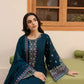Batik Premium Dhanak Fabric Unstitched 3-Piece Heavy Embroidered Suit with Embroidered Trouser & Pallu Motif Shawl