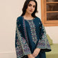 Batik Premium Dhanak Fabric Unstitched 3-Piece Heavy Embroidered Suit with Embroidered Trouser & Pallu Motif Shawl