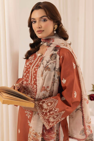Mohagni Premium Luxury Lawn Unstitched 3-Piece Heavy Embroidered Suit