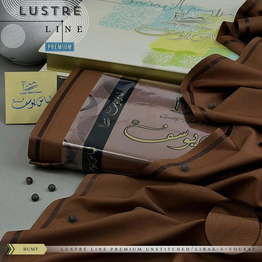 LUSTER LINE | Crafted by Libas e Yousaf | Wash & Wear | Four Season | Bumt
