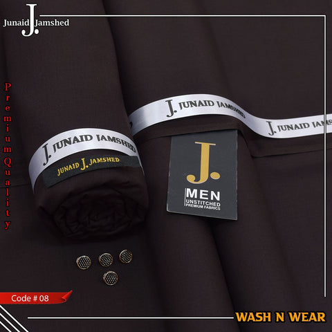 Junaid Jamshed Premium Luxury Wash & Wear Unstitched Men's Suit code-08
