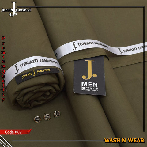 Junaid Jamshed Premium Luxury Wash & Wear Unstitched Men's Suit code-09