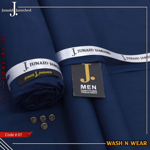 Junaid Jamshed Premium Luxury Wash & Wear Unstitched Men's Suit code-07