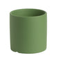 Nordic Industrial Style Colorful Ceramic Flowerpot Succulent Planter Green Plants Cylindrical Shape Flower Pot With Hole Tray