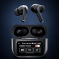 Premium Black Display AirPods – Stylish Wireless Earbuds with LED Display Case