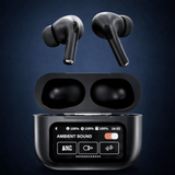 Premium Black Display AirPods – Stylish Wireless Earbuds with LED Display Case